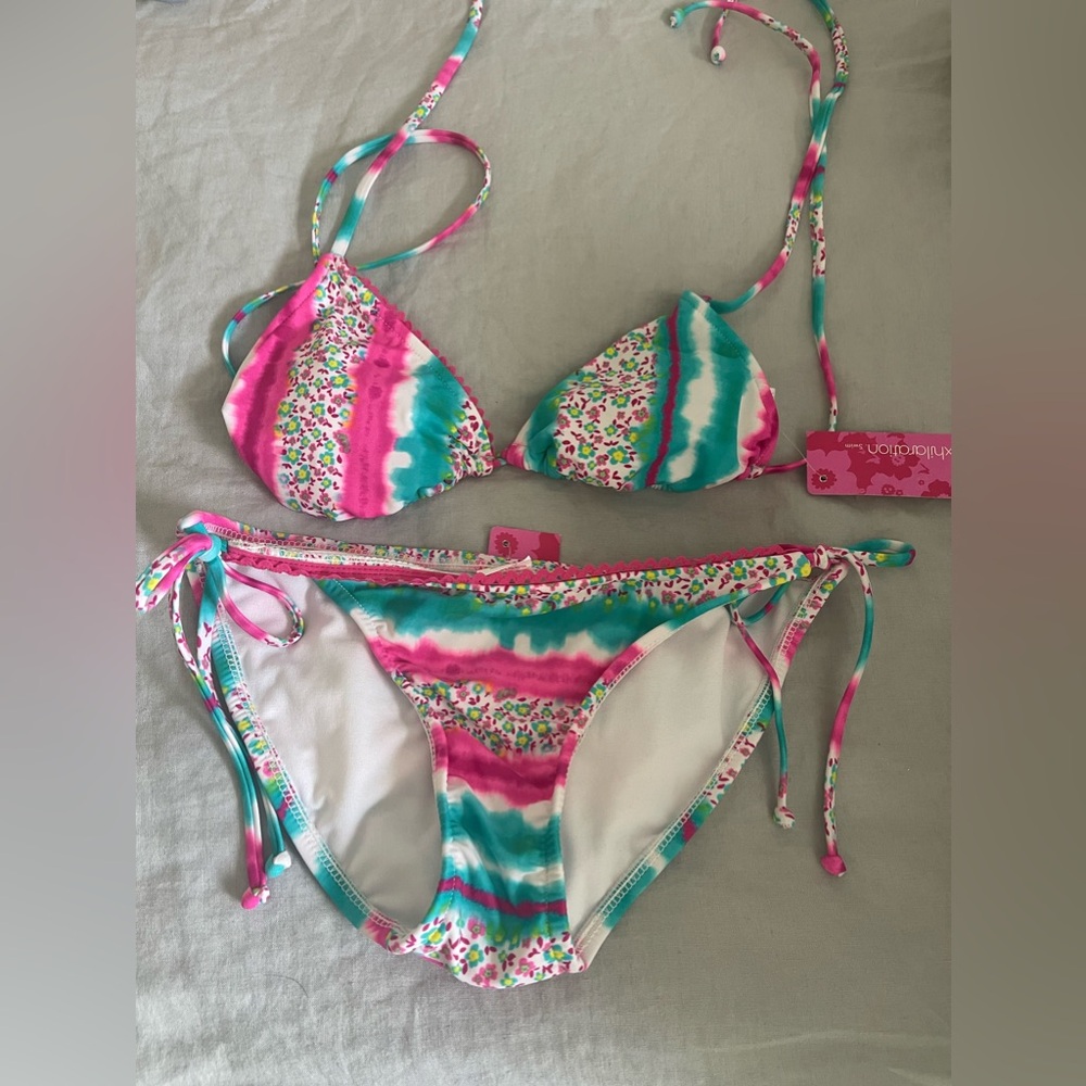 Multi color bikini
